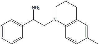 2-(6-methyl-1,2,3,4-tetrahydroquinolin-1-yl)-1-phenylethan-1-amine Struktur