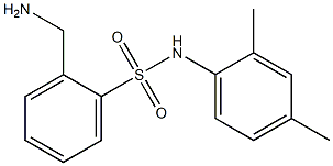 2-(aminomethyl)-N-(2,4-dimethylphenyl)benzenesulfonamide Struktur