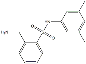 2-(aminomethyl)-N-(3,5-dimethylphenyl)benzenesulfonamide Struktur