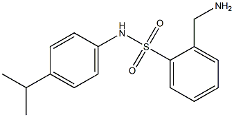 2-(aminomethyl)-N-[4-(propan-2-yl)phenyl]benzene-1-sulfonamide Struktur