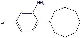 2-(azocan-1-yl)-5-bromoaniline Struktur