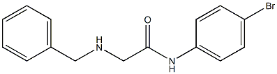 2-(benzylamino)-N-(4-bromophenyl)acetamide Struktur