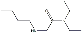 2-(butylamino)-N,N-diethylacetamide Struktur