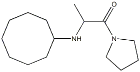 2-(cyclooctylamino)-1-(pyrrolidin-1-yl)propan-1-one Struktur