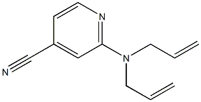 2-(diallylamino)isonicotinonitrile Struktur