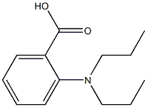 2-(dipropylamino)benzoic acid Struktur