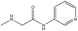 2-(methylamino)-N-pyridin-3-ylacetamide Struktur