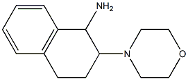 2-(morpholin-4-yl)-1,2,3,4-tetrahydronaphthalen-1-amine Struktur