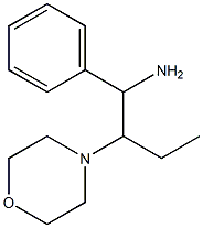 2-(morpholin-4-yl)-1-phenylbutan-1-amine Struktur