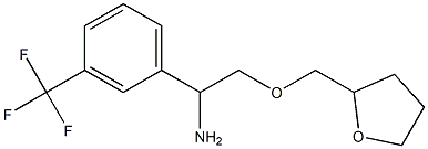 2-(oxolan-2-ylmethoxy)-1-[3-(trifluoromethyl)phenyl]ethan-1-amine Struktur