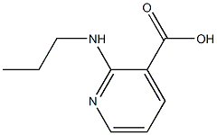 2-(propylamino)pyridine-3-carboxylic acid Struktur