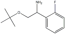 2-(tert-butoxy)-1-(2-fluorophenyl)ethan-1-amine Struktur