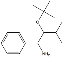 2-(tert-butoxy)-3-methyl-1-phenylbutan-1-amine Struktur