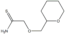 2-(tetrahydro-2H-pyran-2-ylmethoxy)ethanethioamide Struktur