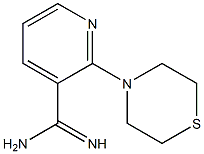 2-(thiomorpholin-4-yl)pyridine-3-carboximidamide Struktur