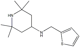 2,2,6,6-tetramethyl-N-(thiophen-2-ylmethyl)piperidin-4-amine Struktur