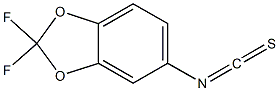 2,2-difluoro-5-isothiocyanato-2H-1,3-benzodioxole Struktur