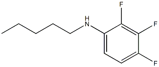 2,3,4-trifluoro-N-pentylaniline Struktur