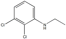 2,3-dichloro-N-ethylaniline Struktur