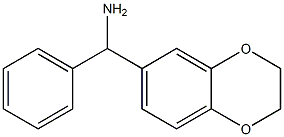 2,3-dihydro-1,4-benzodioxin-6-yl(phenyl)methanamine Struktur