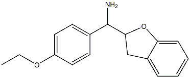 2,3-dihydro-1-benzofuran-2-yl(4-ethoxyphenyl)methanamine Struktur