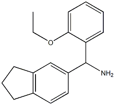 2,3-dihydro-1H-inden-5-yl(2-ethoxyphenyl)methanamine Struktur