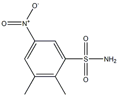 2,3-dimethyl-5-nitrobenzenesulfonamide Struktur