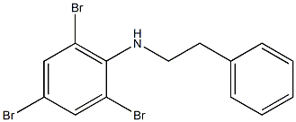 2,4,6-tribromo-N-(2-phenylethyl)aniline Struktur