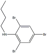 2,4,6-tribromo-N-butylaniline Struktur