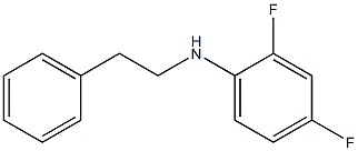 2,4-difluoro-N-(2-phenylethyl)aniline Struktur