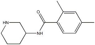 2,4-dimethyl-N-(piperidin-3-yl)benzamide Struktur