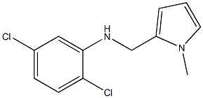 2,5-dichloro-N-[(1-methyl-1H-pyrrol-2-yl)methyl]aniline Struktur