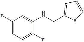 2,5-difluoro-N-(thiophen-2-ylmethyl)aniline Struktur