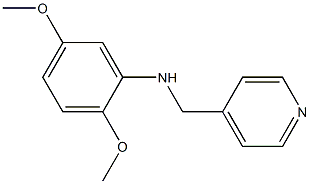 2,5-dimethoxy-N-(pyridin-4-ylmethyl)aniline Structure