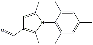 2,5-dimethyl-1-(2,4,6-trimethylphenyl)-1H-pyrrole-3-carbaldehyde Struktur