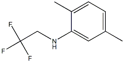 2,5-dimethyl-N-(2,2,2-trifluoroethyl)aniline Struktur