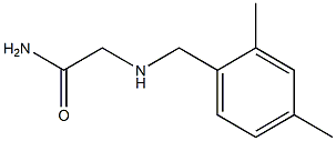 2-[(2,4-dimethylbenzyl)amino]acetamide Struktur