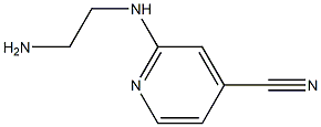 2-[(2-aminoethyl)amino]isonicotinonitrile Struktur