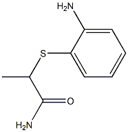 2-[(2-aminophenyl)sulfanyl]propanamide Struktur