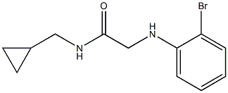 2-[(2-bromophenyl)amino]-N-(cyclopropylmethyl)acetamide Struktur