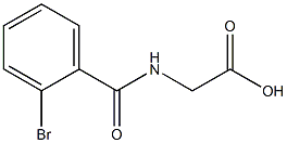 2-[(2-bromophenyl)formamido]acetic acid Struktur