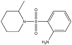 2-[(2-methylpiperidin-1-yl)sulfonyl]aniline Struktur