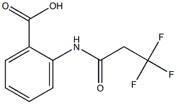 2-[(3,3,3-trifluoropropanoyl)amino]benzoic acid Struktur