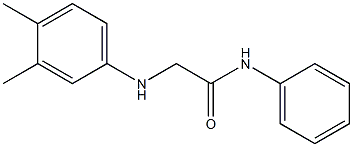 2-[(3,4-dimethylphenyl)amino]-N-phenylacetamide Struktur