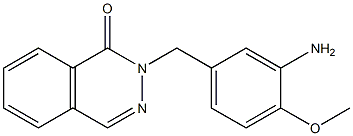 2-[(3-amino-4-methoxyphenyl)methyl]-1,2-dihydrophthalazin-1-one Struktur