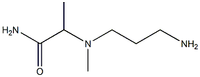 2-[(3-aminopropyl)(methyl)amino]propanamide Struktur