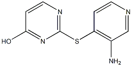 2-[(3-aminopyridin-4-yl)sulfanyl]pyrimidin-4-ol Struktur