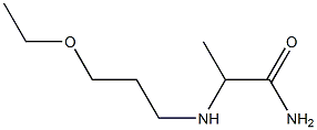 2-[(3-ethoxypropyl)amino]propanamide Struktur