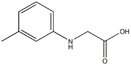 2-[(3-methylphenyl)amino]acetic acid Struktur