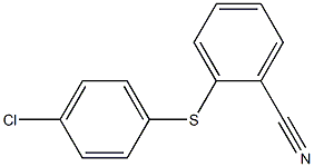 2-[(4-chlorophenyl)sulfanyl]benzonitrile Struktur